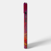 ワイルドレッド – 抽象芸術アート Case-Mate iPhoneケース (裏面 / 左)