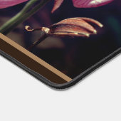 ワイルドレディスリッパの蘭クローズアップパーソナライズされた デスクマット (コーナー)