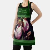 ワイルドレディスリッパーオーキッドフラワーパーソナライズされた エプロン (インサイチュ)