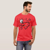 ワイルドロックギタリストのギフト Tシャツ (正面フル)