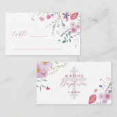 ワイルドローザバプティスフラット座席表 プレイスカード (正面/裏面)