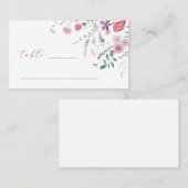 ワイルドローザフラット座席表 プレイスカード (正面/裏面)