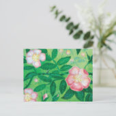 ワイルドローズの花 シーズンポストカード (スタンド正面)