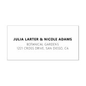 ワイルドローズウッズ エキゾチック フラワー ガーデン ウェディング セルフインキングスタンプ (デザイン)