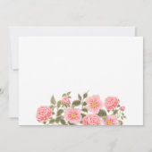 ワイルドローズブーケ50周年記念写真 招待状 (裏面)