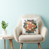 ワイルドローズブーケ、フローラ クッション (椅子)