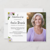 ワイルドローズ お別れのライフ セレブレーション フォト カード (正面)