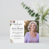 ワイルドローズ お別れのライフ セレブレーション フォト カード (スタンド正面)