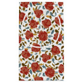 ワイルドローズ フローラル ペタル ガーデン アフェア ウェディング スモールペーパーバッグ (裏面)