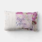 ワイルドローズ＆ラベンダー サマー フラワー フォーエバー ランバークッション (裏面)