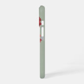 ワイルドローズ ヴィンテージ スタイル iPhone 16ケース (左側面)