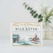 ワイルドローバークリッパー帆船 ポストカード (スタンド正面)