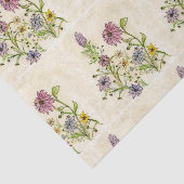 ワイルドワイルドフラワーズデザインオンティッシュペーパー 薄葉紙 (詳細)