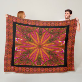 ワイルドワイルドフラワー12 フリースブランケット