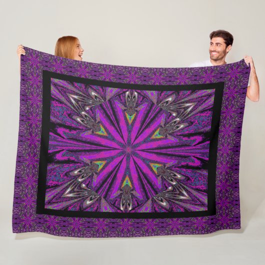 ワイルドワイルドフラワー13 フリースブランケット (インサイチュ)