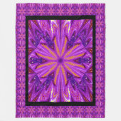 ワイルドワイルドフラワー17 フリースブランケット (正面)