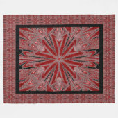 ワイルドワイルドフラワー29 フリースブランケット (正面(横))