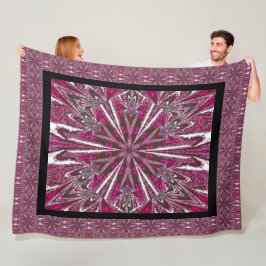 ワイルドワイルドフラワー34 フリースブランケット