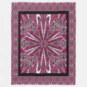 ワイルドワイルドフラワー34 フリースブランケット (正面)