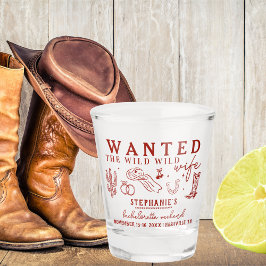 ワイルドワイルドワイフ レッド バチェロレッテパーティー ファベ favor ギフト ショットグラス