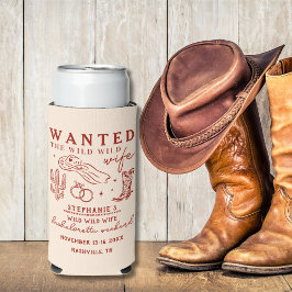 ワイルドワイルドワイフ レッド バチェロレッテパーティー ファベ favor ギフト スリム缶クーラー