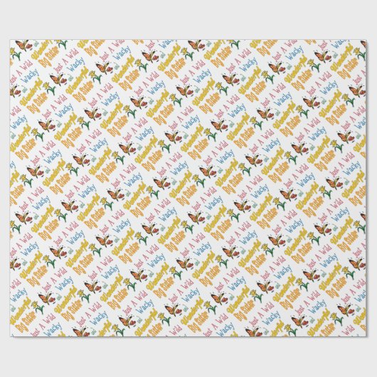 ワイルドワッキーな素敵な姉の贈り物 ラッピングペーパー (フラット)