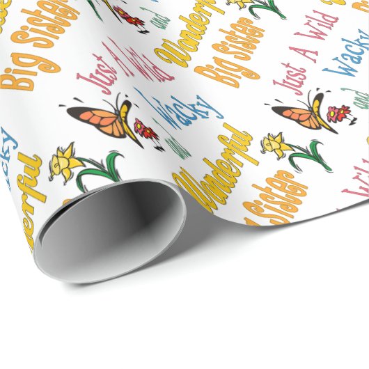 ワイルドワッキーな素敵な姉の贈り物 ラッピングペーパー (ロールコーナー)