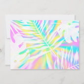 ワイルドワンお誕生日おめでとう！1歳の誕生日パーティーへのご招待 招待状 (裏面)