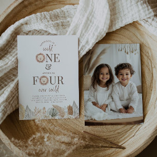 ワイルドワンとフォーエバーワイルドの共同招待写真 招待状