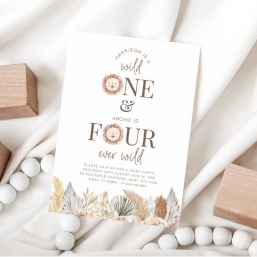 ワイルドワンとフォーエバーワイルドの共同招待 招待状