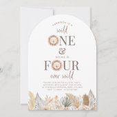 ワイルドワンとフォーエバーワイルドの合同招待状 招待状 (正面)