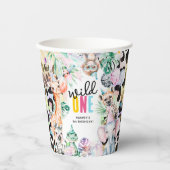 ワイルドワンのサファリクールアニマルズ1日 紙コップ (正面)