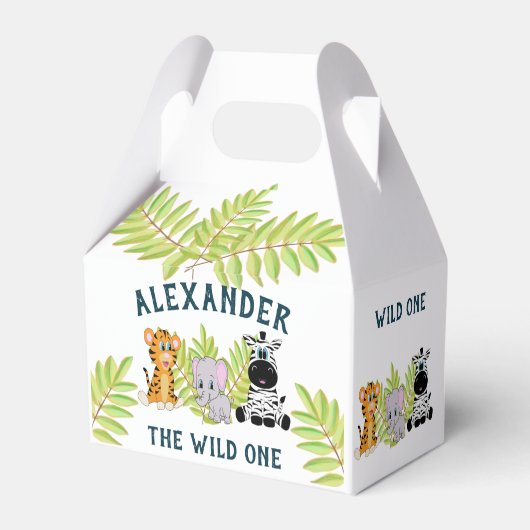 ワイルドワンの誕生日の動物ありがとう フェイバーボックス (裏面サイド)