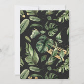 ワイルドワンの1歳の誕生日 | King of Things Crown 招待状 (裏面)