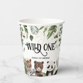 ワイルドワンの1歳の誕生日 | King of Things Crown 紙コップ