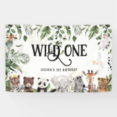 ワイルドワンの1歳の誕生日 | King of Things Welcome 横断幕 (横)