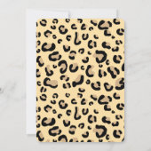 ワイルドワンアドベンチャーが赤ちゃんのシャワーを丸く待つ 招待状 (裏面)