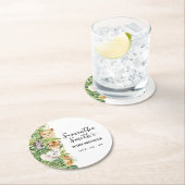 ワイルドワンアニマルサファリベイビーシャワー ラウンドペーパーコースター (インサイチュ)