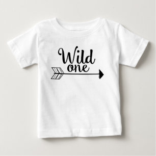 ワイルドワンアロー1th birthdayシャツ ベビーTシャツ