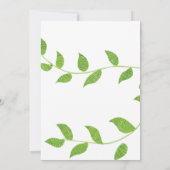 ワイルドワンイラストレーション誕生日招待状 招待状 (裏面)