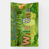 ワイルドワンウェルカムバナー 横断幕 (縦)