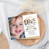 ワイルドワンウォーターカラーサファリアニマルズ誕生日 ポストカード