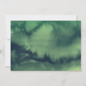 ワイルドワンウッドランドアドベンチャー任意の年齢の誕生日パーティー 招待状 (裏面)