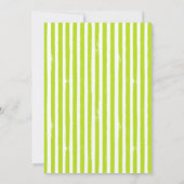 ワイルドワンウッドランドフォレスト動物キッズ1st誕生日 招待状 (裏面)