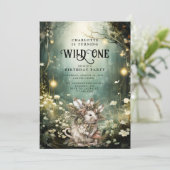 ワイルドワンエンチャント森マウス1st誕生日 招待状 (スタンド正面)