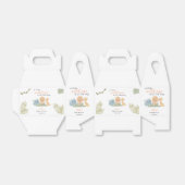 ワイルドワンオンウェイサファリアニマルベビーガールシャワー フェイバーボックス (折り畳みなし)