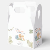 ワイルドワンオンウェイサファリアニマルベビーガールシャワー フェイバーボックス (オープン)