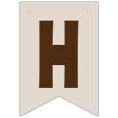 ワイルドワンカウボーイバースデーパーティー バンティングフラッグ (第2の旗)