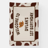 ワイルドワンカウボーイバースデーパーティー 横断幕 (縦)