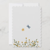 ワイルドワンカワイイ象フローラ赤ちゃんシャワー 招待状 (裏面)